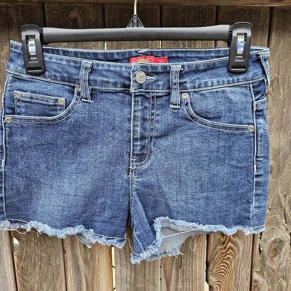 Dickies Denim Blue Women's Shorts Size 16 - Picture 3 of 15